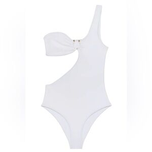 NWT Jade Swim Avery One Piece in white size small
